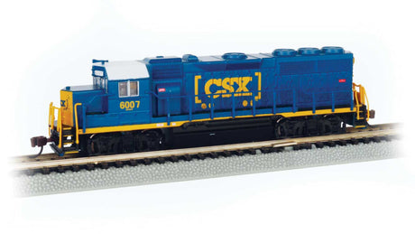 EMD GP40 - Econami Sound and DCC -- CSX #6007 (blue, yellow, Boxcar Logo)