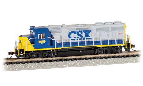 EMD GP40 - Sound and DCC - Sound Value -- CSX #6059 (YN1, gray, blue, yellow)