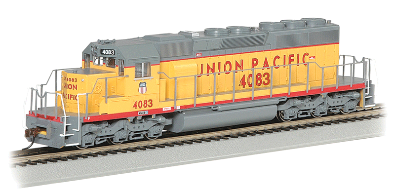 EMD SD40-2 - Standard DC -- Union Pacific #4083 (Armour Yellow, gray, red)