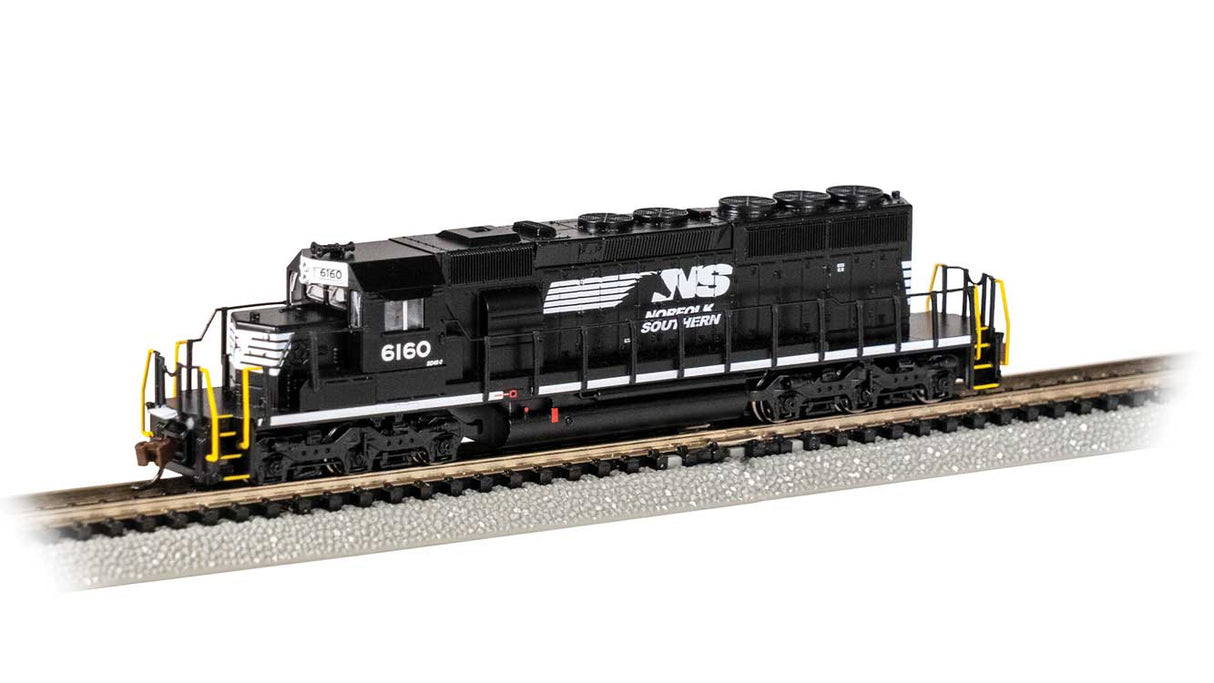 EMD SD40-2 - Econami(TM) Sound and DCC -- Norfolk Southern #6160 (black, white, Horse Head Logo)