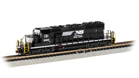 EMD SD40-2 - Econami(TM) Sound and DCC -- Norfolk Southern #6160 (black, white, Horse Head Logo)