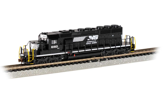 EMD SD40-2 - Econami(TM) Sound and DCC -- Norfolk Southern #6160 (black, white, Horse Head Logo)