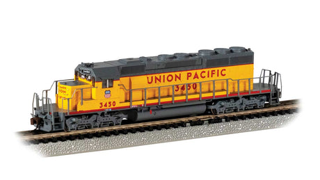 EMD SD40-2 - Econami(TM) Sound and DCC -- Union Pacific #3450 (Armour Yellow, gray, red, Large Lettering)-1