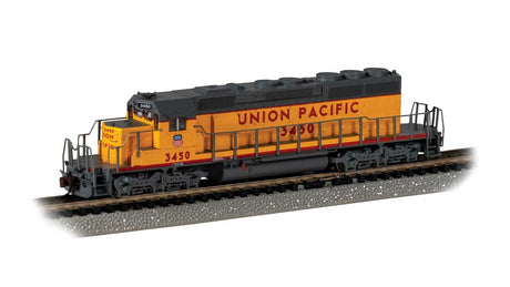 EMD SD40-2 - Econami(TM) Sound and DCC -- Union Pacific #3450 (Armour Yellow, gray, red, Large Lettering)-2