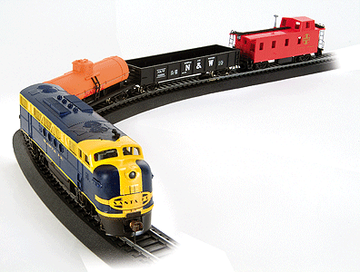 The Comet Train Set -- Santa Fe