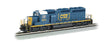 EMD SD40-2 w/DCC & Sound -- CSX #8013 (blue, yellow, Boxcar Logo)