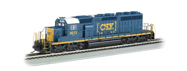EMD SD40-2 w/DCC & Sound -- CSX #8013 (blue, yellow, Boxcar Logo)