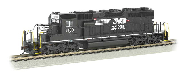 EMD SD40-2 w/DCC & Sound -- Norfolk Southern #3430 (black, white; Horse Head Logo)