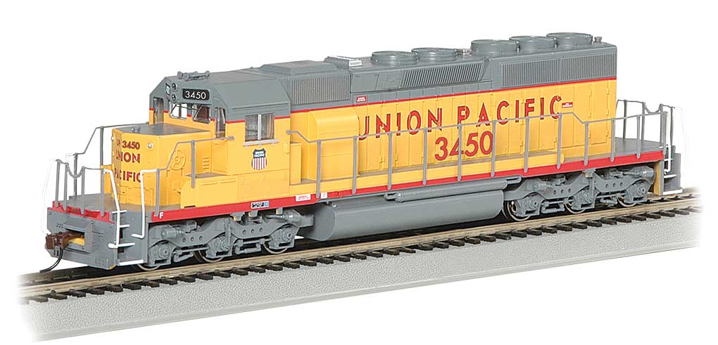 EMD SD40-2 w/DCC & Sound -- Union Pacific #3450 (Armour Yellow, gray, red)