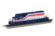 EMD SD40-2 - Sound and DCC - Sound Value -- Milwaukee Road #156 (Bicentennial, white, red, blue)