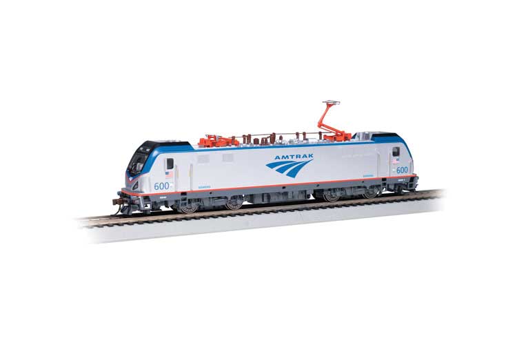 Siemens ACS-64 Electric - DCC and WOWSound(R) -- Amtrak #600 David L. Gunn (silver, blue, gray, red)