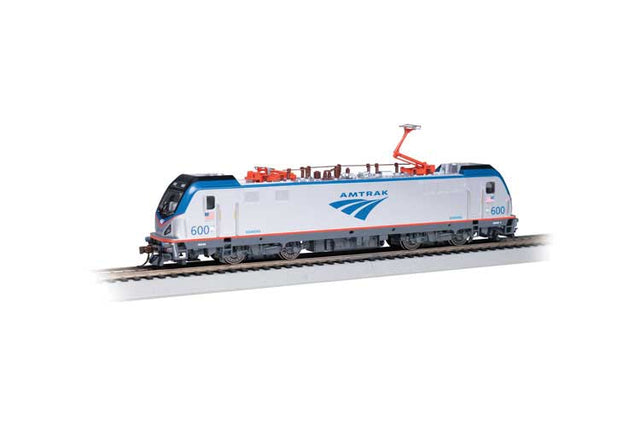 Siemens ACS-64 Electric - DCC and WOWSound(R) -- Amtrak #600 David L. Gunn (silver, blue, gray, red)