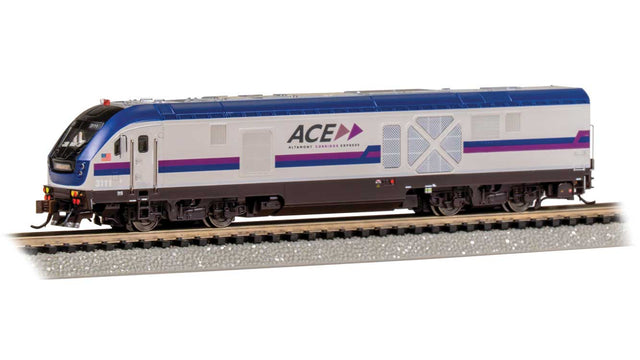 Siemens SC-44 Charger - WowSound(R) and DCC -- Altamont Corridor Express ACE #3111 (silver, blue, purple)