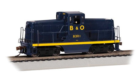 GE 44-Ton Switcher - Sound and DCC - Sound Value -- Baltimore & Ohio #8301 (blue, yellow)