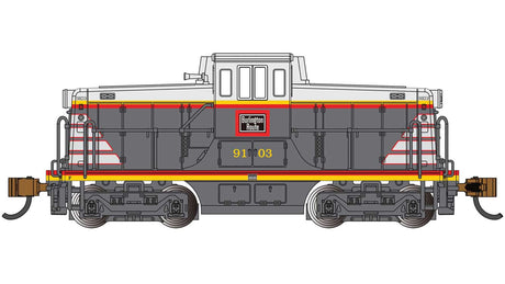 GE 44-Tonner - DCC -- Chicago, Burlington & Quincy #9103 (black, gray, red, silver)