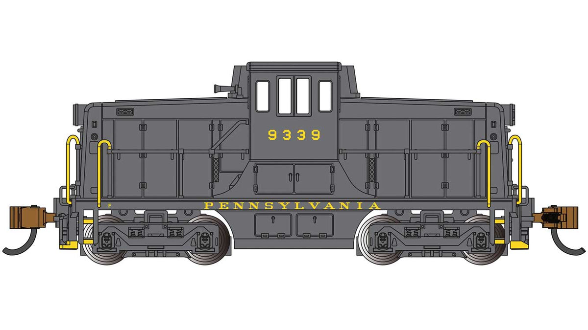 GE 44-Tonner - DCC -- Pennsylvania Railroad #9339 (Brunswick Green)