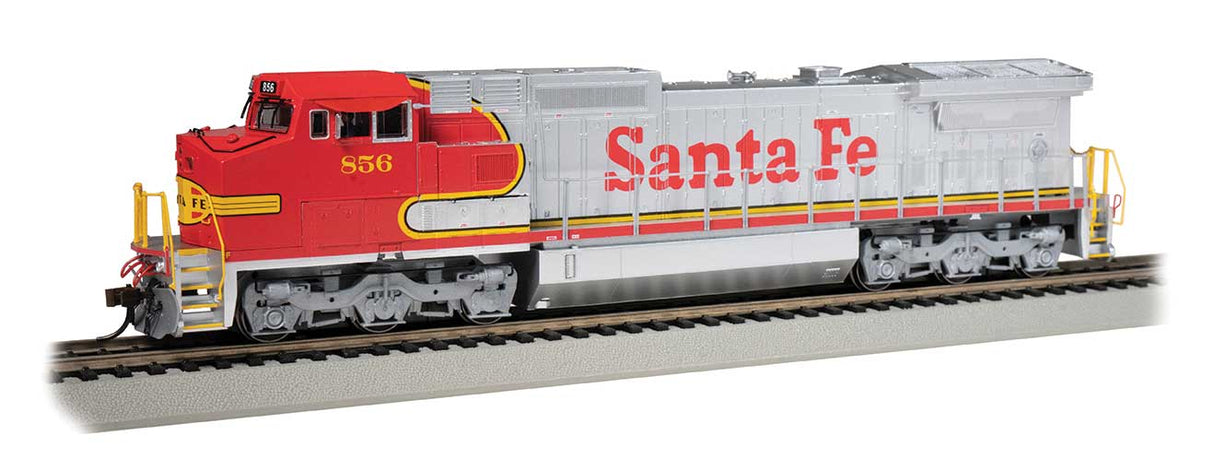 GE Dash 8-40CW - Sound and DCC -- Santa Fe 856 (Warbonnet, silver, red)