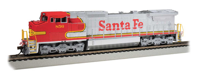 GE Dash 8-40CW - Sound and DCC -- Santa Fe 856 (Warbonnet, silver, red)