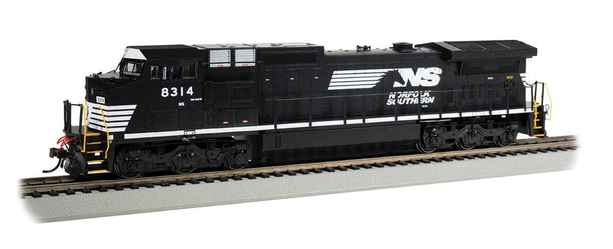GE Dash 8-40CW - Sound and DCC -- Norfolk Southern 8314 (black, white, Horse Head Logo)