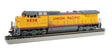 GE Dash 8-40CW - Sound and DCC -- Union Pacific 9358 (Armour Yellow, gray, red frame stripe)