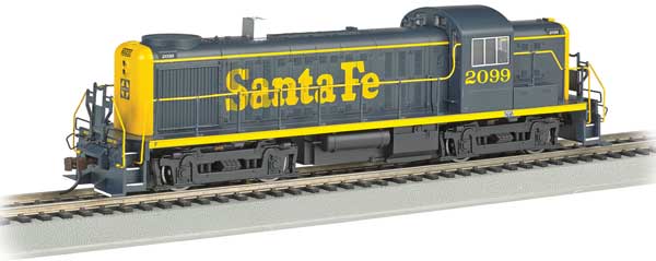 Alco RS3 - Sound and DCC - Sound Value -- Santa Fe (blue, yellow)