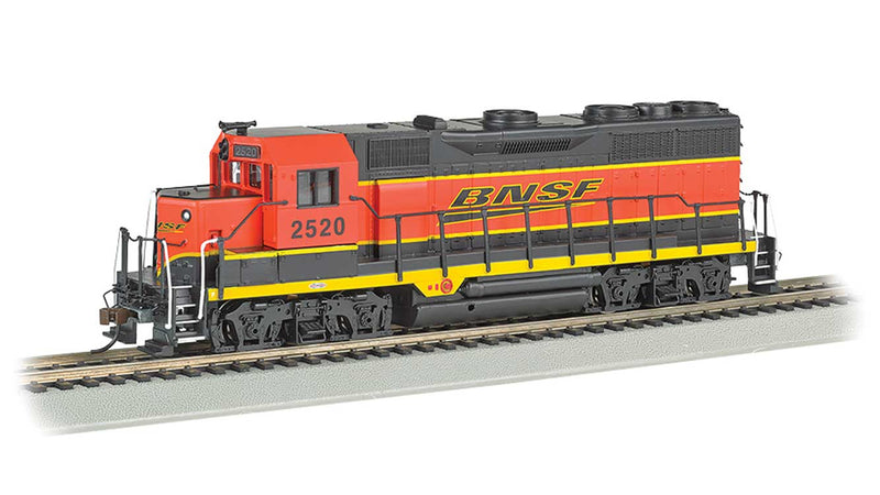 EMD GP35 - Sound and DCC - Sound Value -- BNSF Railway (H1, green, orange, yellow)