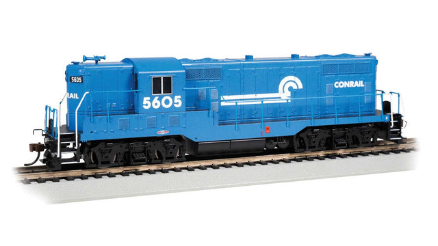 EMD GP7 - Standard DC -- Conrail #5605 (blue, white)