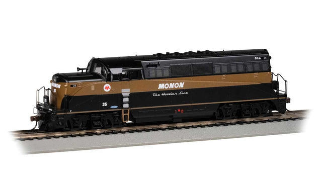 EMD BL2 - DCC -- Monon #35 (black, gold)