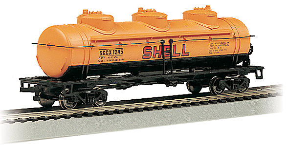 Silver Series 40' 3-Dome Tank Car -- Shell