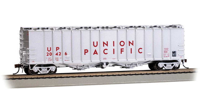 GATX 4180 Airslide Covered Hopper - Ready to Run -- Union Pacific #20426 (silver, red)