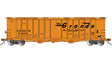 GATX 4180 Airslide Covered Hopper - Ready to Run - Silver Series(R) -- Denver & Rio Grande Western #15940 (orange, black, Flying Grande)