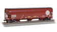 Trinity 5161 3-Bay Covered Hopper - Ready to Run -- Burlington Northern Santa Fe #479363 (Boxcar Red, white, Circle/Cross Logo)