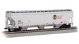 Trinity 5161 3-Bay Covered Hopper - Ready to Run -- Canadian Pacific #121774 (gray, black, red dashed frame stripe, Beaver Logo)