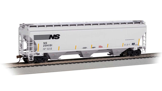 Trinity 5161 3-Bay Covered Hopper - Ready to Run -- Norfolk Southern #294191 (gray, black)