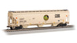 Trinity 5161 3-Bay Covered Hopper - Ready to Run -- CSX #265196 (pale yellow, black, Grain Express Logo)