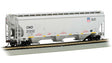 Trinity 5161 3-Bay Covered Hopper - Ready to Run - Silver Series(R) -- Union Pacific CMO #21252 (gray, black, Building America Logo)