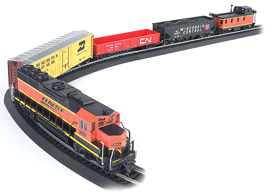 Rail Chief Train Set -- Burlington Northern & Santa Fe