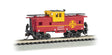 36' Wide-Vision Caboose - Ready to Run - Silver Series(R) -- Atchison, Topeka & Santa Fe #999771 (red, yellow)