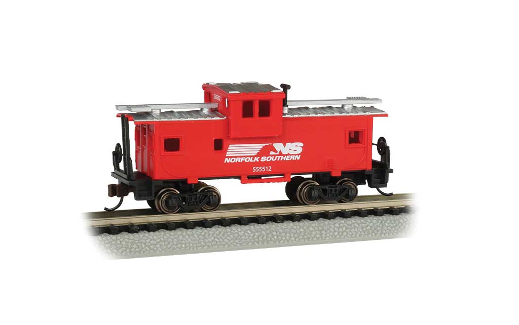 36' Wide-Vision Caboose - Ready to Run - Silver Series(R) -- Norfolk Southern #X501 (red, white; Horse Head Logo)