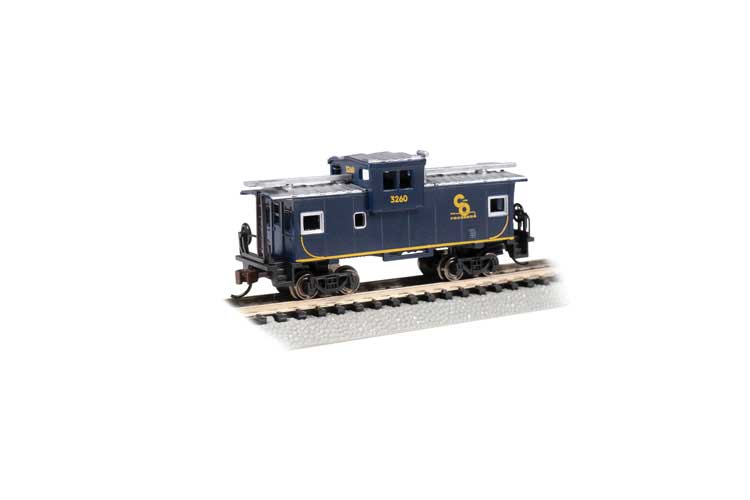 36' Wide-Vision Caboose - Ready to Run - Silver Series(R) -- Chesapeake & Ohio #3260