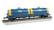 55' Steel Steel Coil Car with Round Hoods - Ready to Run -- CSX Transportation #497582 (blue, yellow)