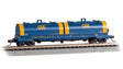 55' Coil Car with Round Hoods and Load - Ready to Run -- CSX Transportation #496172 (blue; Yellow Hood Ends, Conspicuity Marks)