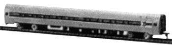 85' Streamlined Coach Amtrak -- Amfleet w/Lights