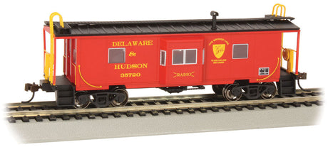 Steel Bay-Window Caboose - Ready to Run -- Delaware & Hudson #35720