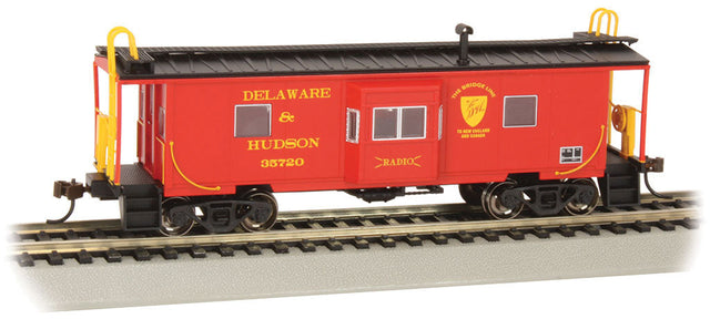 Steel Bay-Window Caboose - Ready to Run -- Delaware & Hudson #35720