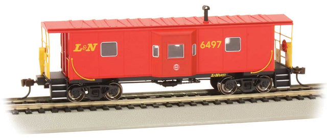 Steel Bay-Window Caboose - Ready-to-Run -- Louisville & Nashville #6497