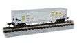 40' Quad Hopper - Ready to Run -- CSX Transporation #141946 (gray, Yellow Conspicuity Markings)