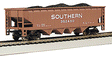 40' Quad Hopper - Ready to Run -- Peabody Coal Co. 6687 (yellow, green, red)-1