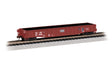 52'6" Drop-End Gondola - Ready to Run -- St. Louis-San Francisco #61678 (Boxcar Red, black; Frisco Coonskin Logo)
