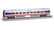Siemens Venture Coach - Amtrak Version - Ready to Run -- Amtrak Midwest #4214 (Business Class A, silver, red, blue)